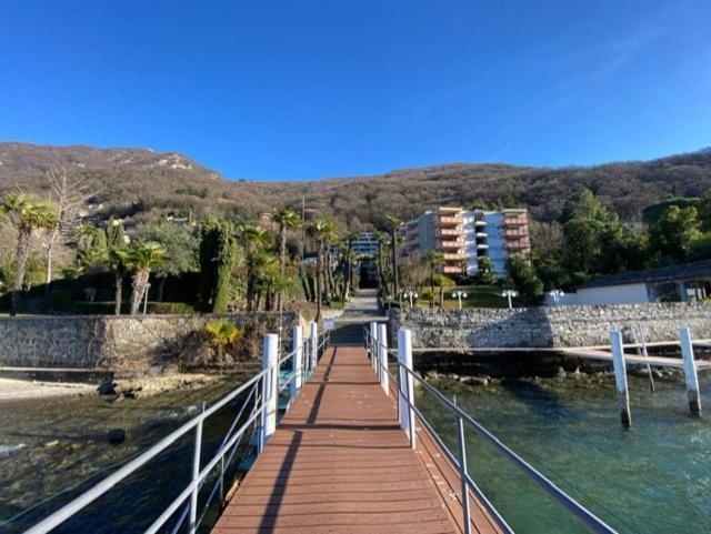 Luganersee, Pool, Strand, Parkplatz, Suite Биссоне Экстерьер фото